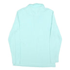 CHAPS Mens Blue Plain Pullover Jumper Crew Neck Cotton Blend S Casual