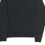 FILA Mens Black Sweatshirt Crew Neck S Logo Printed Cotton Blend Pullover
