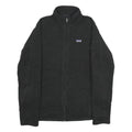 PATAGONIA Womens Black Fleece Jacket L Polyester Zip Outdoor Casual Warm
