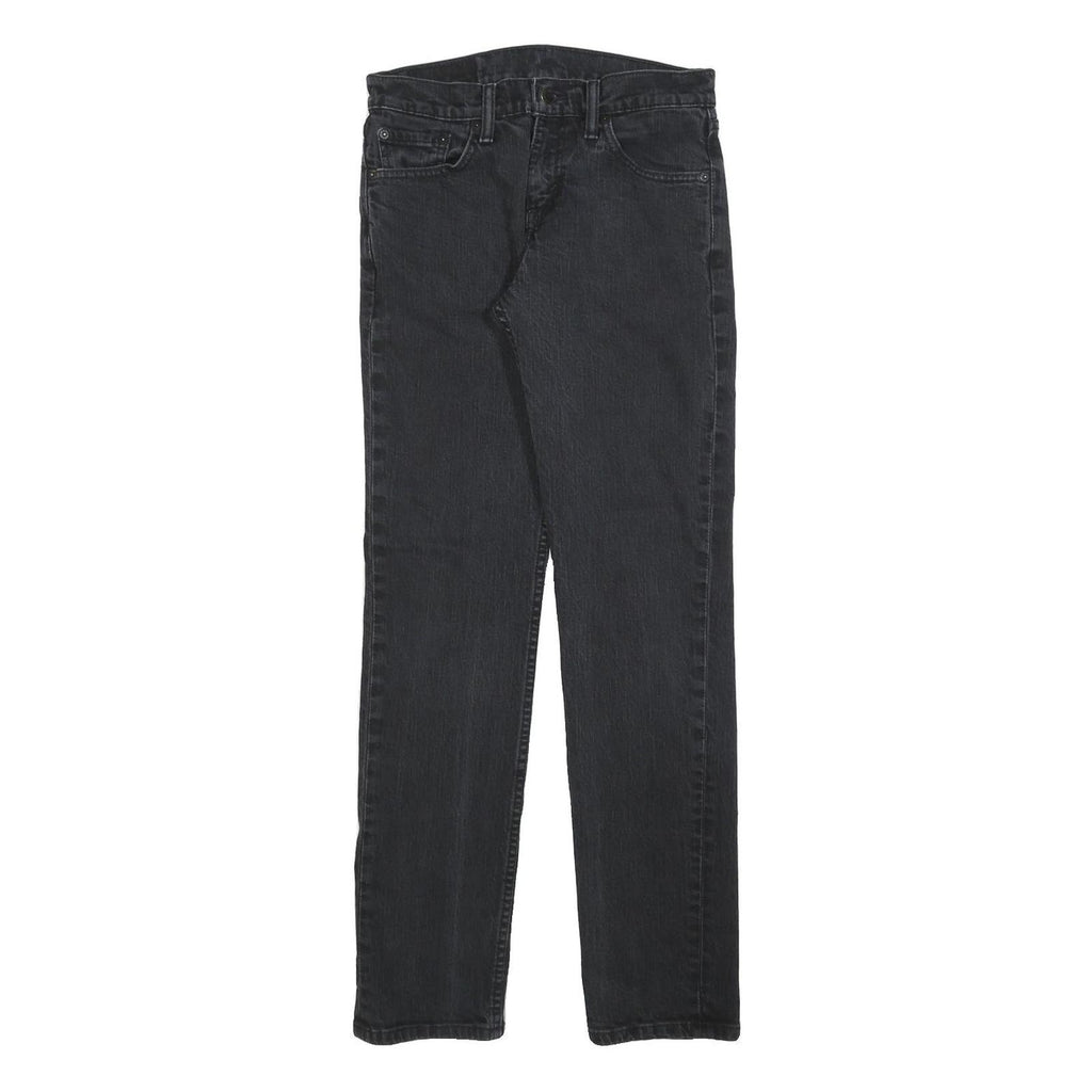 LEVI'S 511 Slim Mens Jeans Black Slim Skinny Denim Medium W29 L32 Zip Closure
