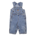 CARHARTT Boys Blue Denim Cotton Dungarees 12 Months XXS W22 L9 Kids Overalls