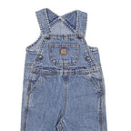 CARHARTT Boys Blue Denim Cotton Dungarees 12 Months XXS W22 L9 Kids Overalls