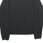 NIKE Mens Black Sweatshirt Crew Neck S Cotton Blend Pullover Casual Sportswear