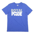NIKE Mens Blue Royal Pride Graphic T-Shirt M Short Sleeve Crew Neck Cotton Blend