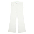 BROADWAY Womens Corduroy Trousers Beige Regular Bootcut W30 L31