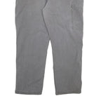 CARHARTT Mens Cotton Grey Relaxed Fit Straight Trousers W40 L32 Durable Workwear