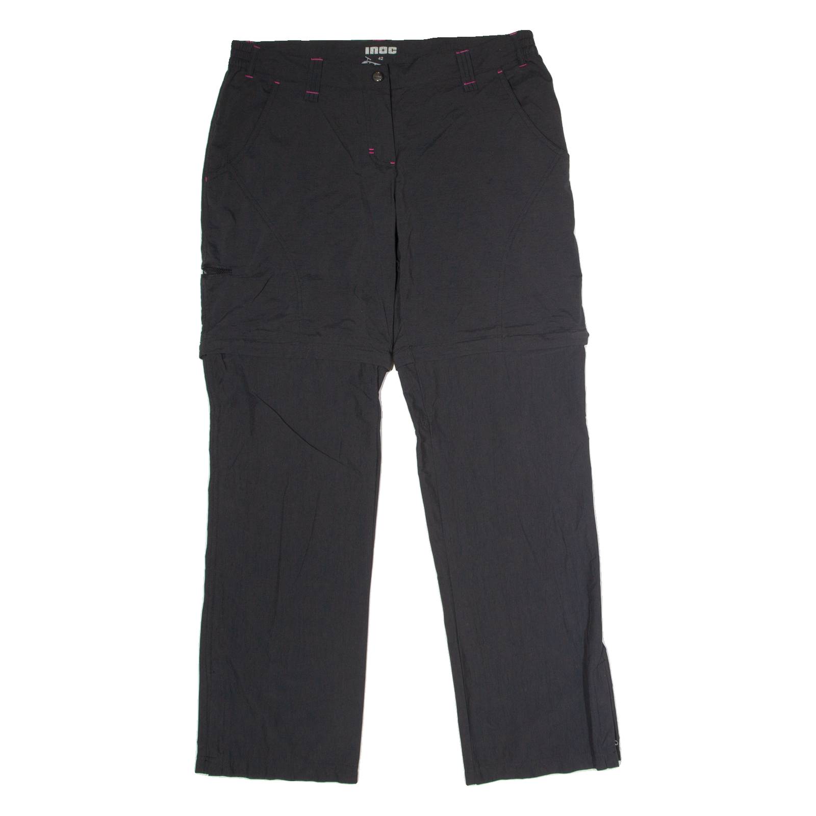 INOC Outdoor Womens Trousers Grey Regular Straight W34 L32