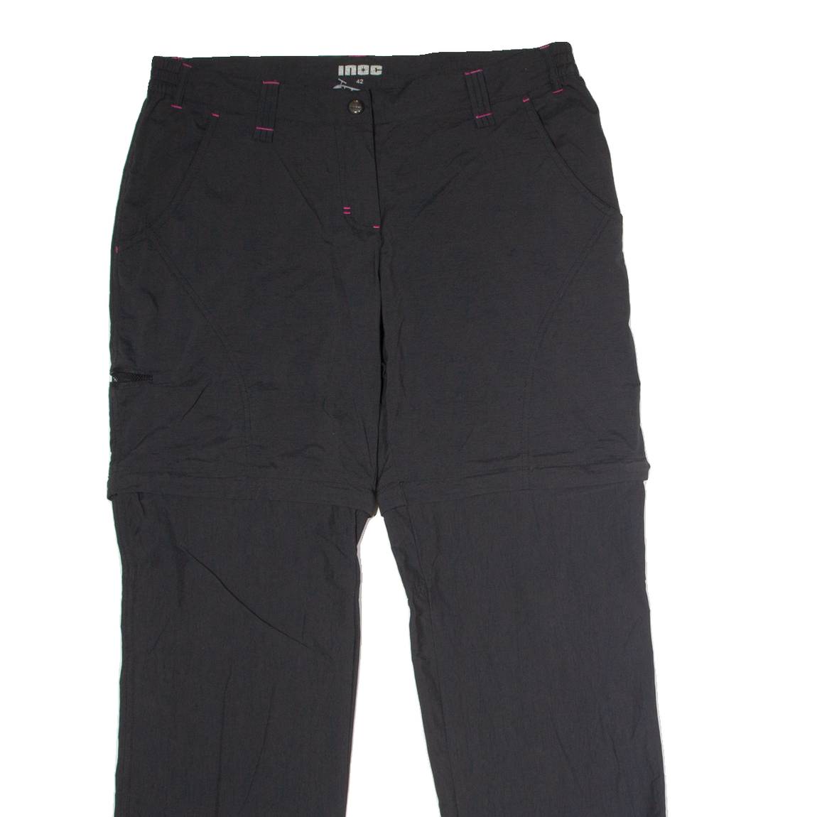 INOC Outdoor Womens Trousers Grey Regular Straight W34 L32