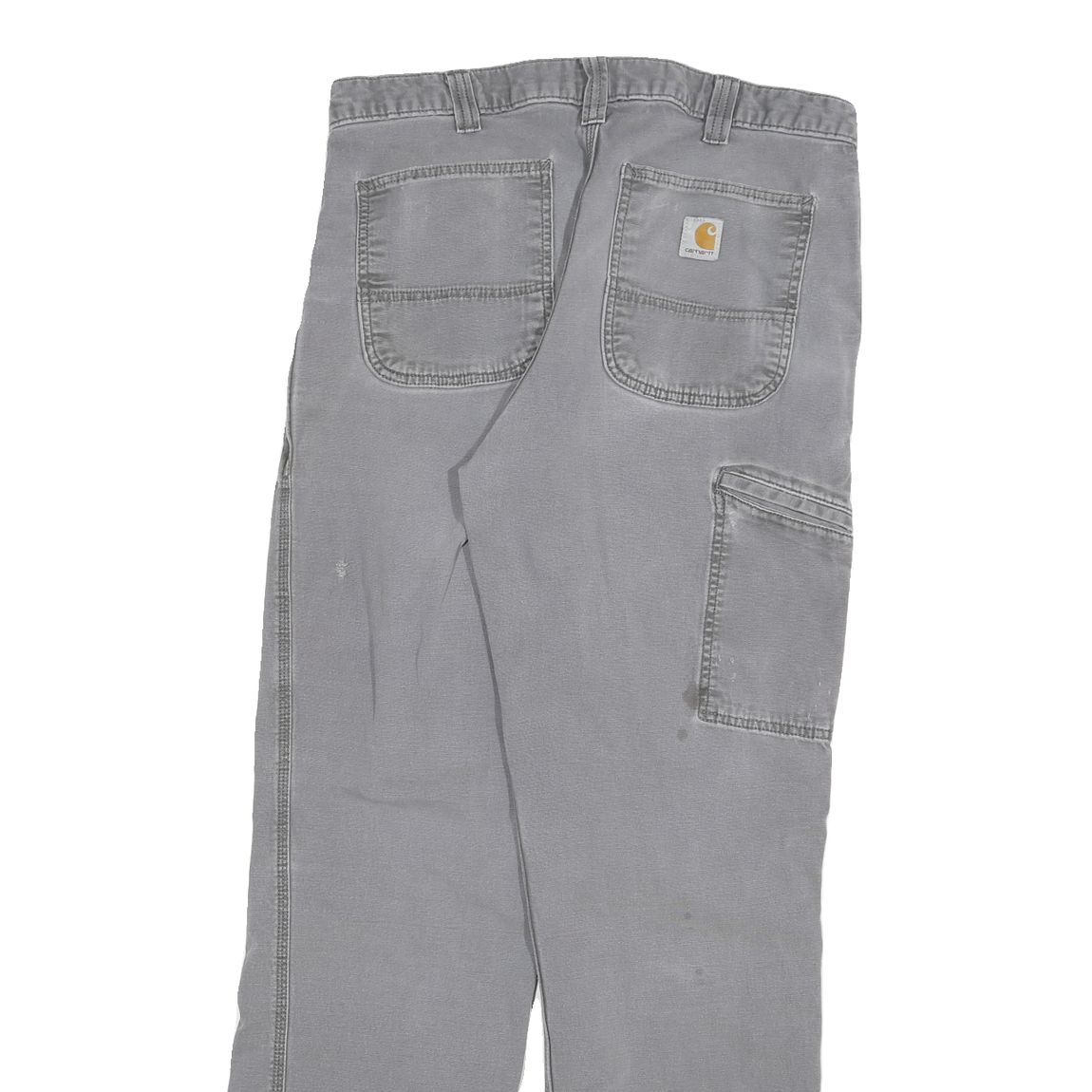 CARHARTT Mens Relaxed Fit Grey Denim Jeans W32 L31 Workwear Durable Casual