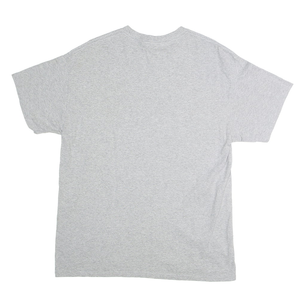 GILDEN Mens Grey Batbusters Softball Graphic T-Shirt L Short Sleeve Crew Neck