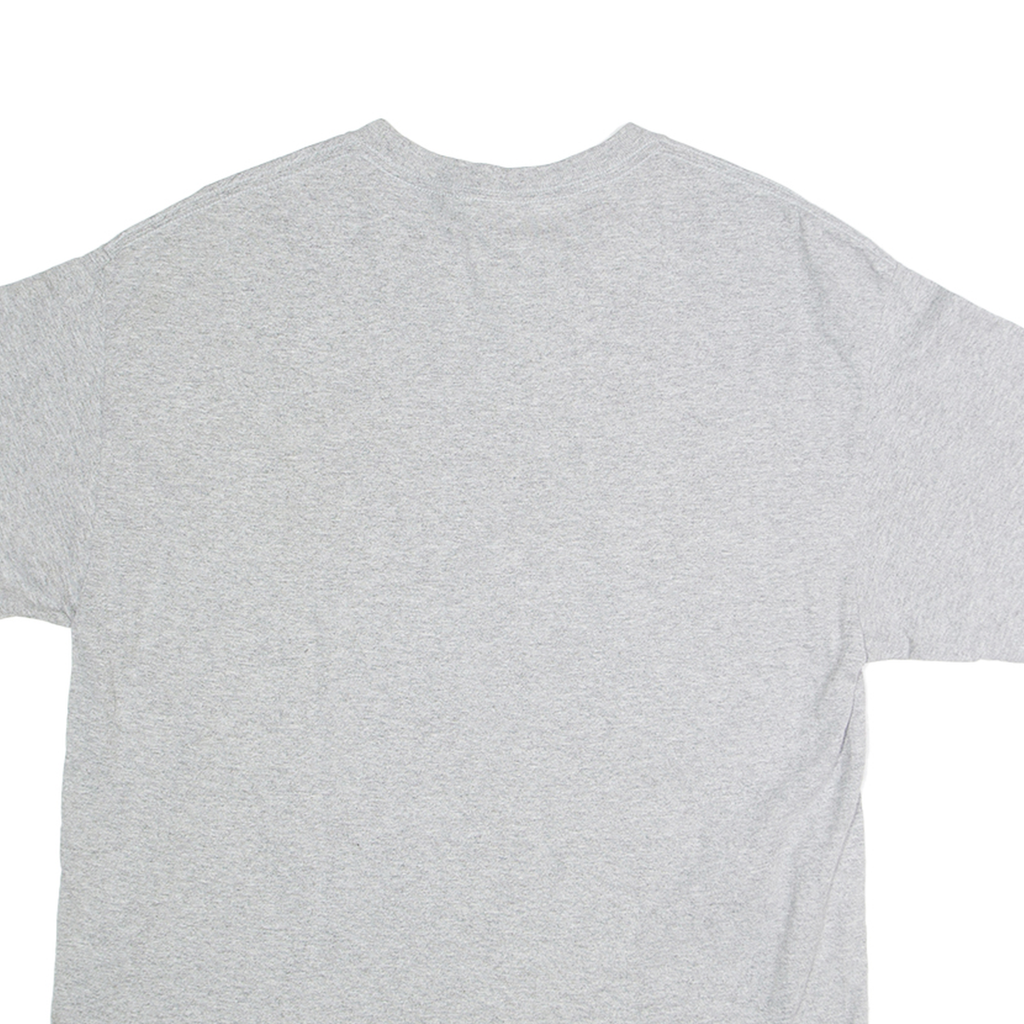 GILDEN Mens Grey Batbusters Softball Graphic T-Shirt L Short Sleeve Crew Neck