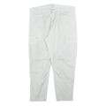 ZARA Mens Cotton Blend Slim Light Grey Trousers W36 L28 Cargo Pocket Zip Closure