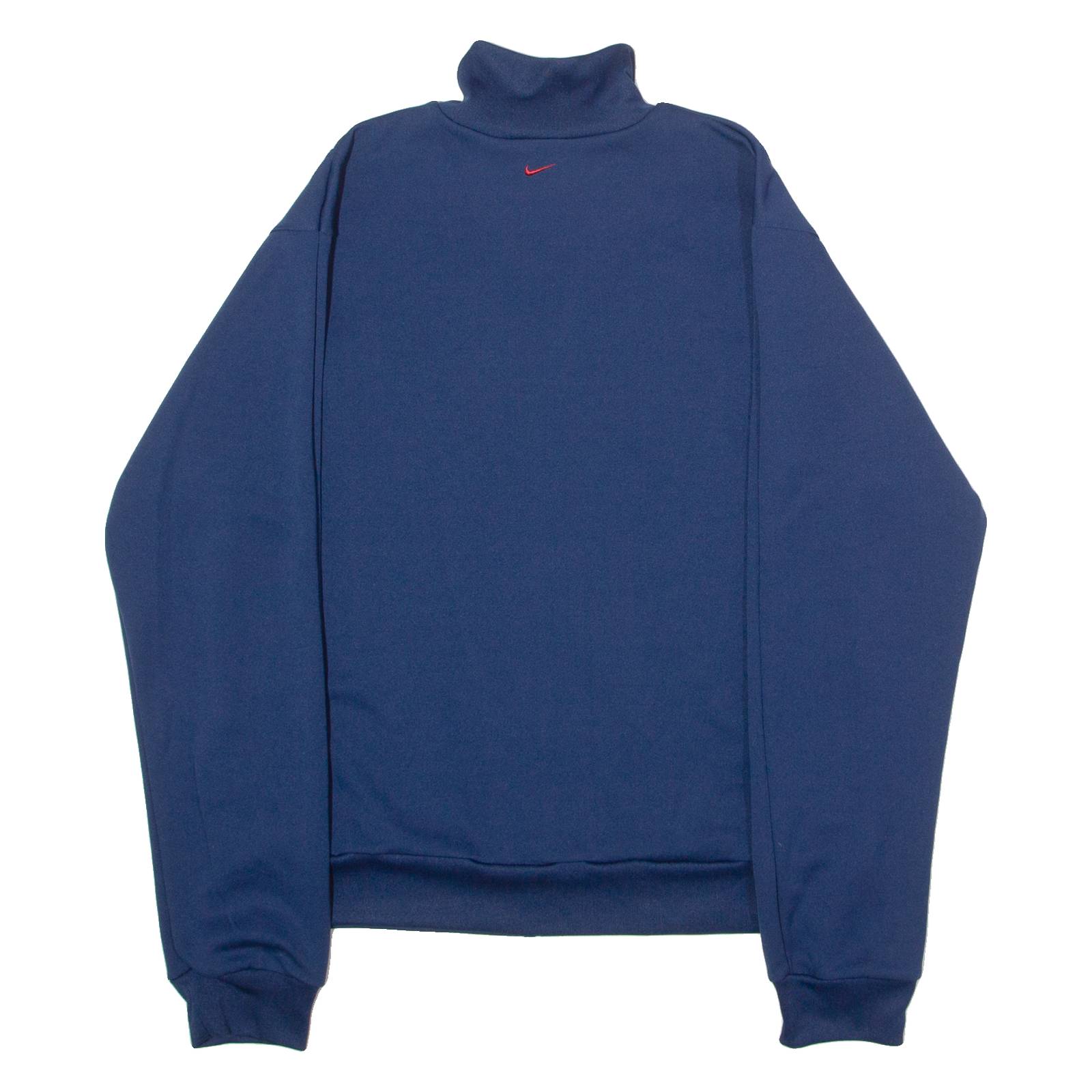 NIKE Just Do It. Mens Track Jacket Blue L