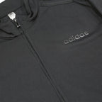 ADIDAS Mens Black Jacket S Polyester Zip Track Three Stripes Sportswear
