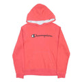 CHAMPION Boys Red Pullover Hoodie XL Embroidered Logo Casual Sweatshirt