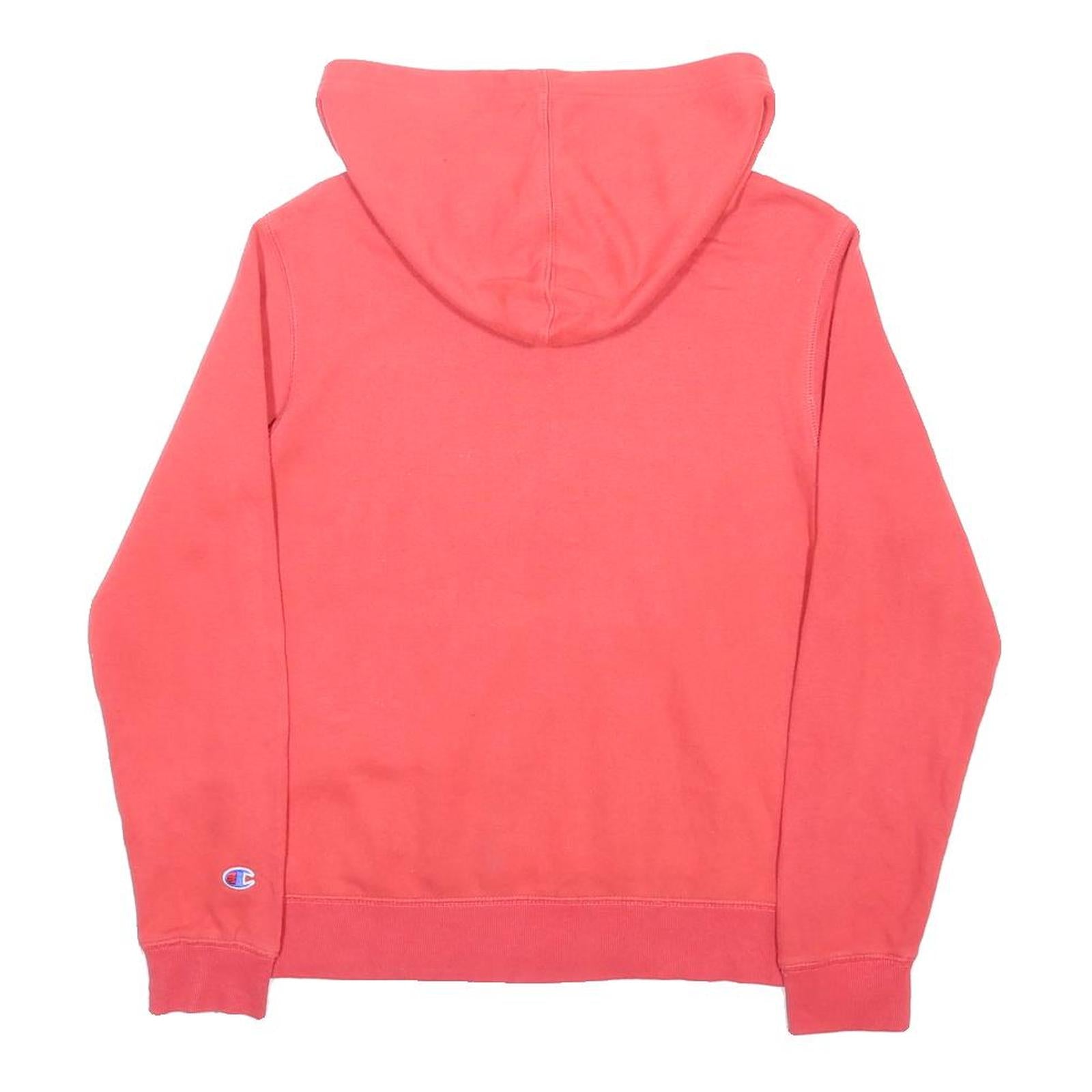 CHAMPION Boys Red Pullover Hoodie XL Embroidered Logo Casual Sweatshirt