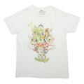 B&C COLLECTION Mens White Graphic T-Shirt L Short Sleeve Crew Neck Cotton Blend