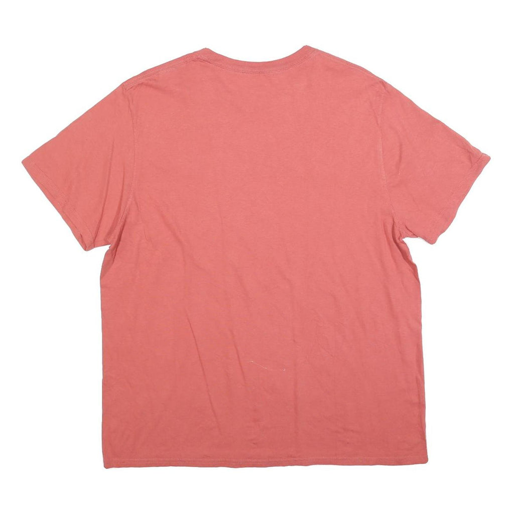 CHAMPION Mens Red Jersey L Short Sleeve Crew Neck Logo T-Shirt Casual