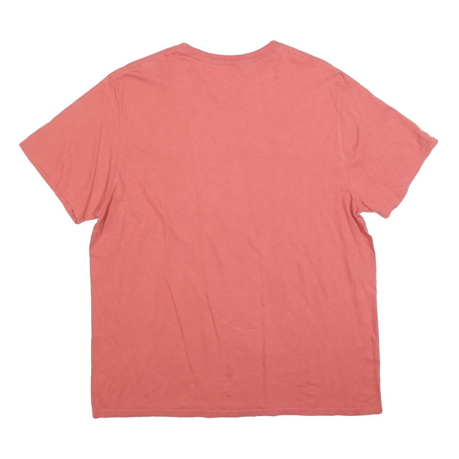 CHAMPION Mens Red Jersey L Short Sleeve Crew Neck Logo T-Shirt Casual