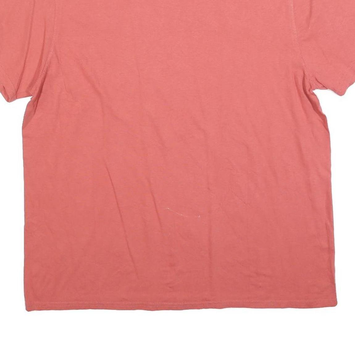 CHAMPION Mens Red Jersey L Short Sleeve Crew Neck Logo T-Shirt Casual