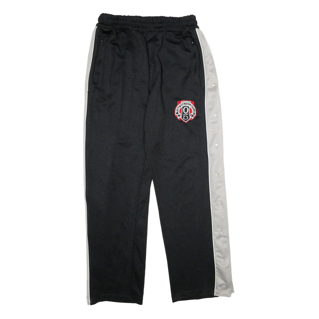 FUBU Mens Joggers Black & Grey Slim Tapered L W32 L32 1995 Crest