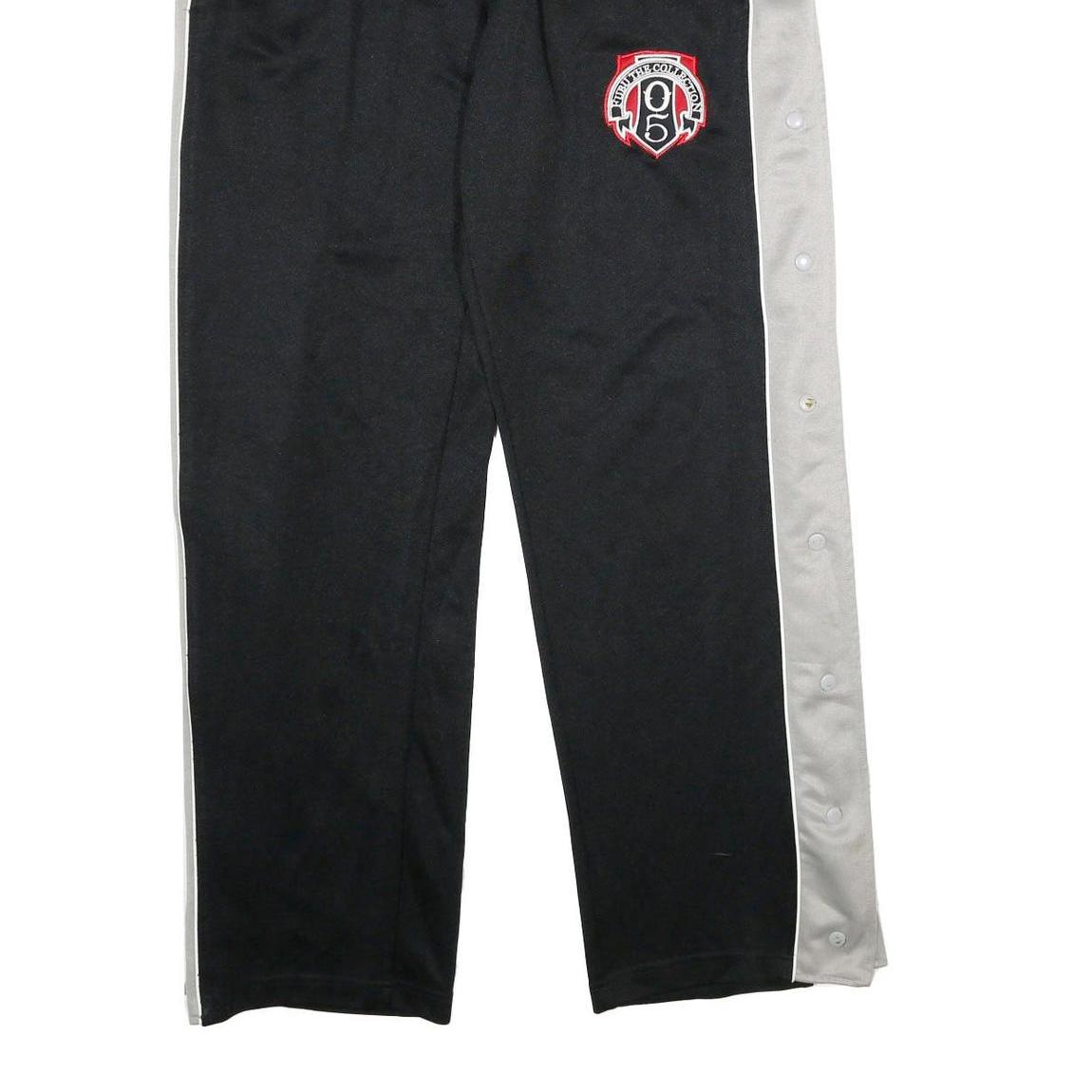 FUBU Mens Joggers Black & Grey Slim Tapered L W32 L32 1995 Crest