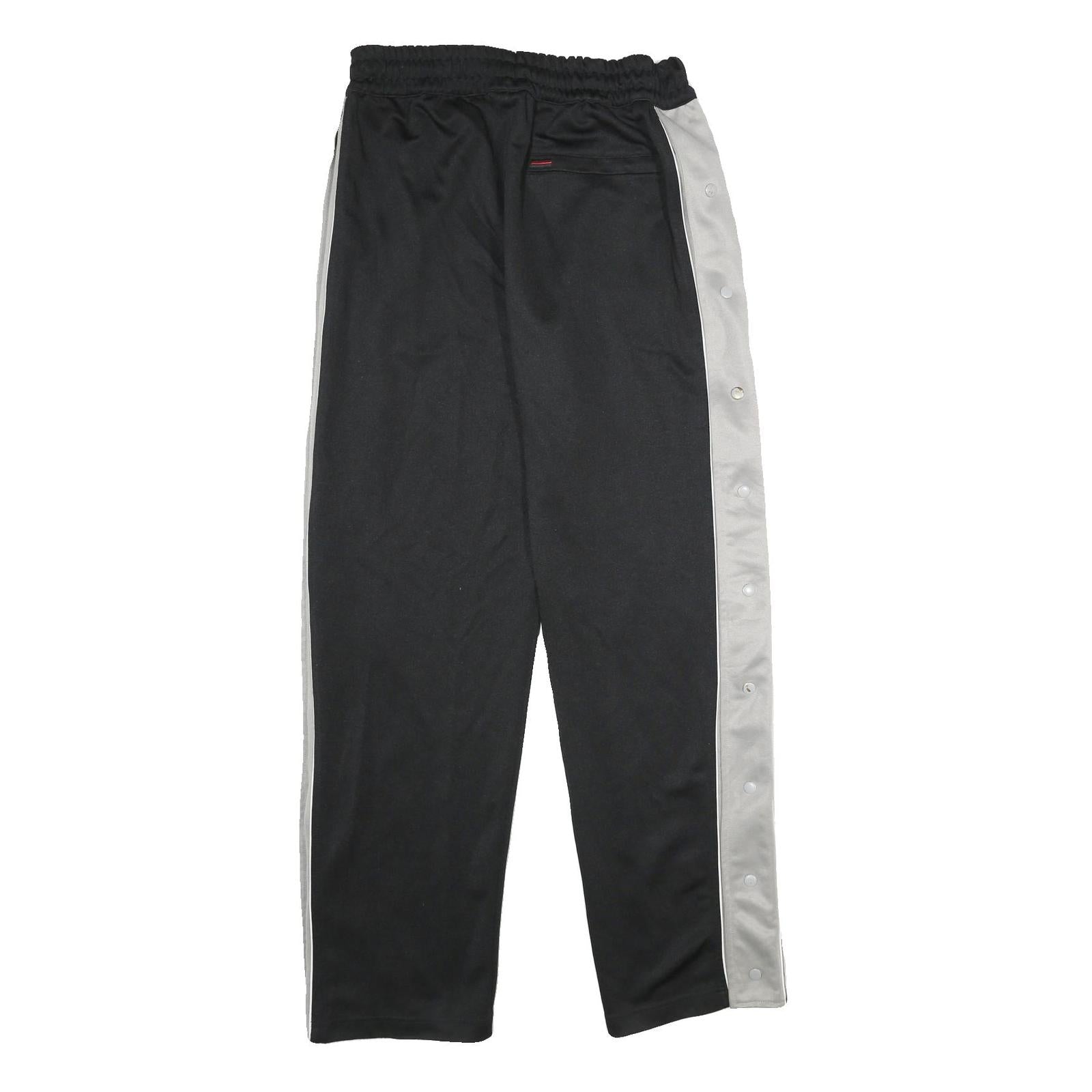 FUBU Mens Joggers Black & Grey Slim Tapered L W32 L32 1995 Crest