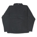 BERGHAUS Mens Black Outdoor Pullover Plain Crew Neck Basic Knit S Zip Up Fleece