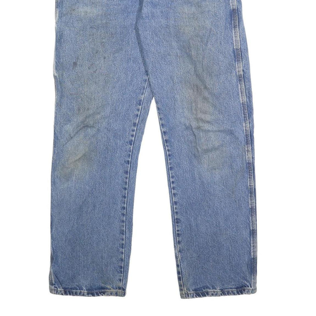 DICKIES Mens Jeans Blue Regular Straight Denim Medium W34 L34 Workwear