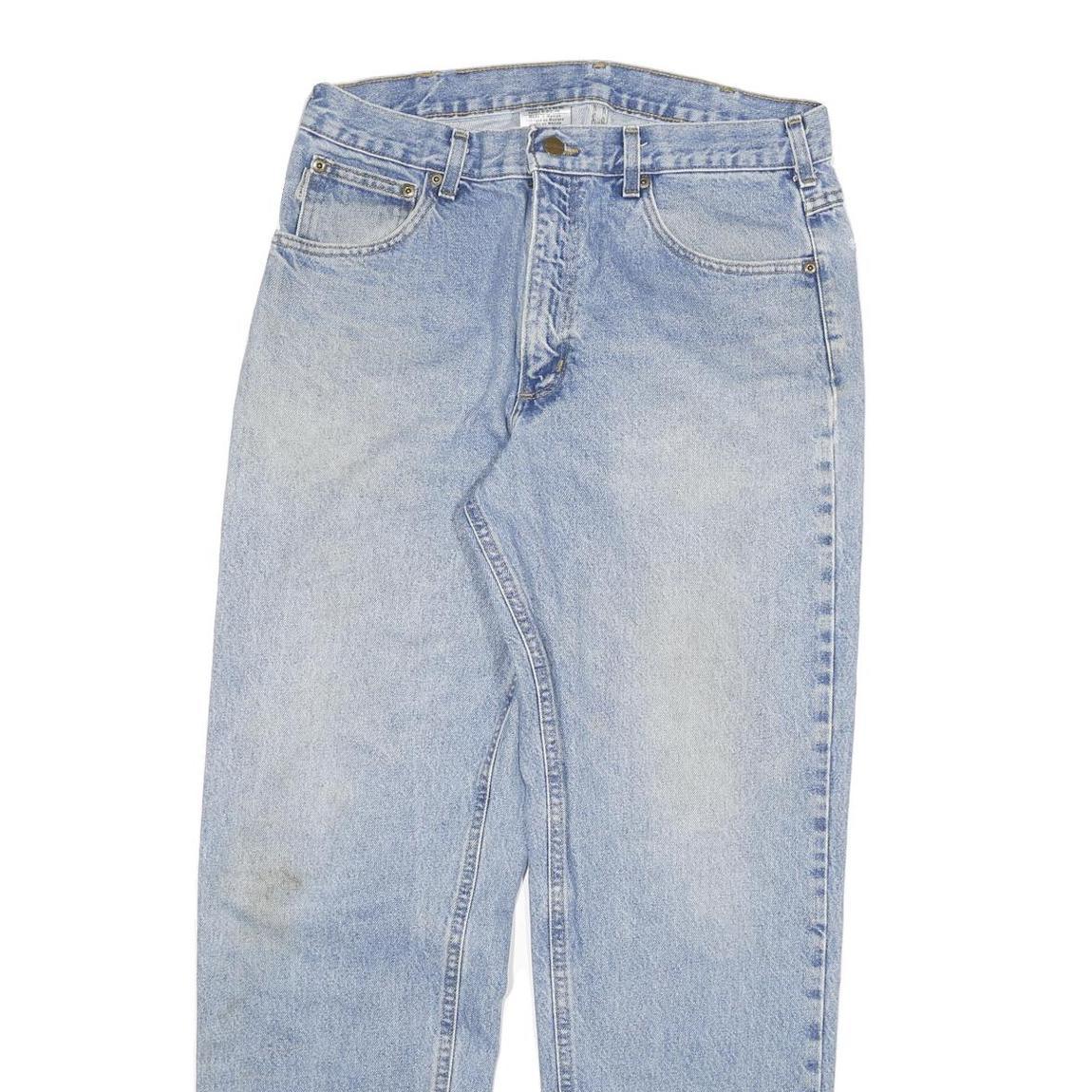 CARHARTT Mens Jeans Blue Relaxed Straight Denim Light Wash W34 L32 Casual