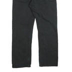 LEVI'S 752 Mens Black Regular Straight Denim W30 L27 Classic Cotton Zip Jeans