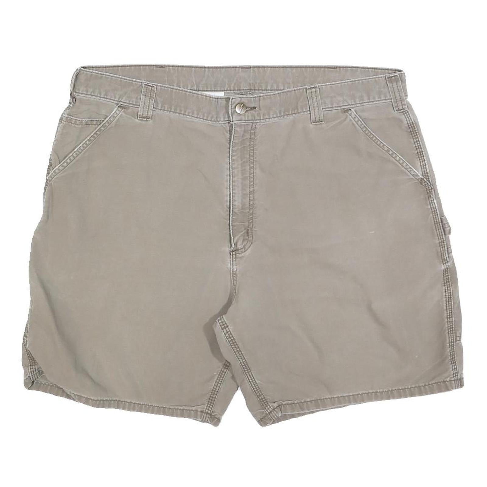 CARHARTT Mens Shorts Beige Casual XL W40 Durable Cotton Blend Workwear