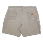 CARHARTT Mens Shorts Beige Casual XL W40 Durable Cotton Blend Workwear