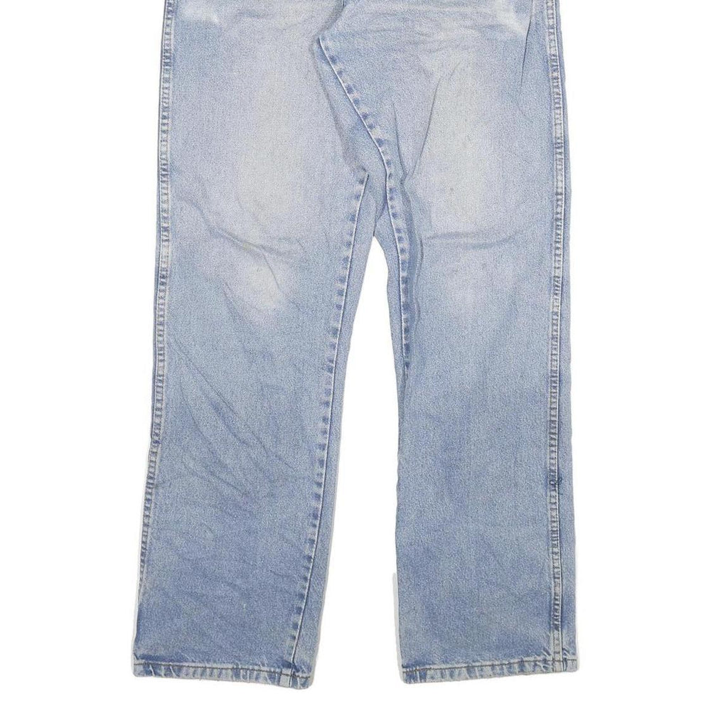 DICKIES Mens Jeans Blue Regular Straight Denim Light W34 L34 Casual Workwear