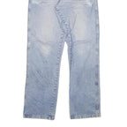 DICKIES Mens Jeans Blue Regular Straight Denim Light W34 L34 Casual Workwear