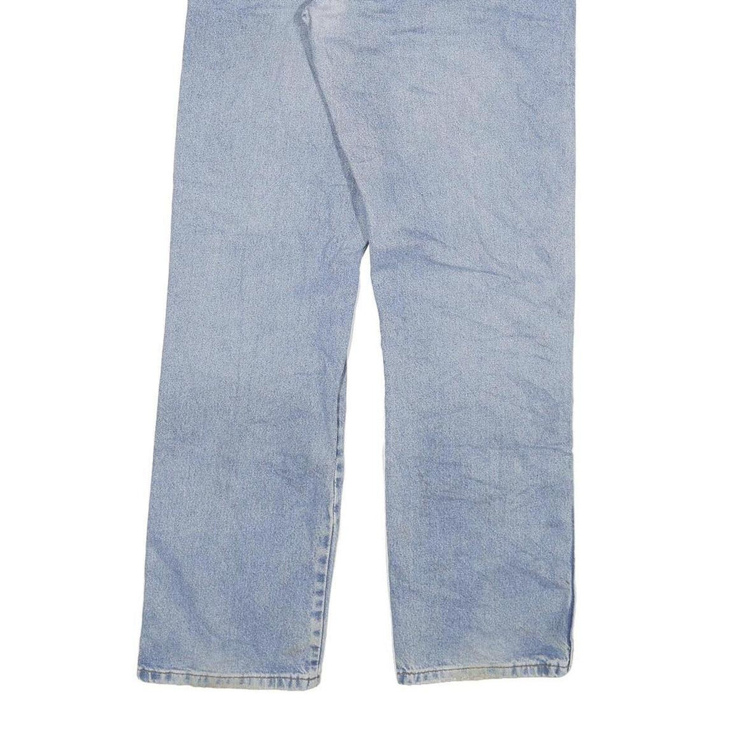 DICKIES Mens Jeans Blue Regular Straight Denim Light W34 L34 Casual Workwear