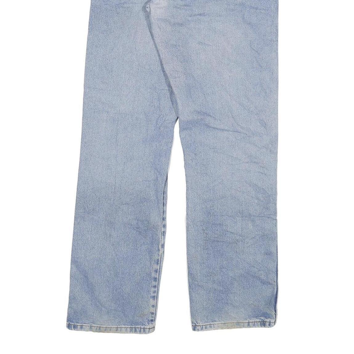 DICKIES Mens Jeans Blue Regular Straight Denim Light W34 L34 Casual Workwear