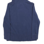 FANATICS Womens Navy Blue Broncos Pullover Hoodie M Cotton Blend Casual