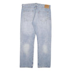 LEVI'S 501 Mens Jeans Blue Regular Straight Denim Light W38 L32 Classic Button