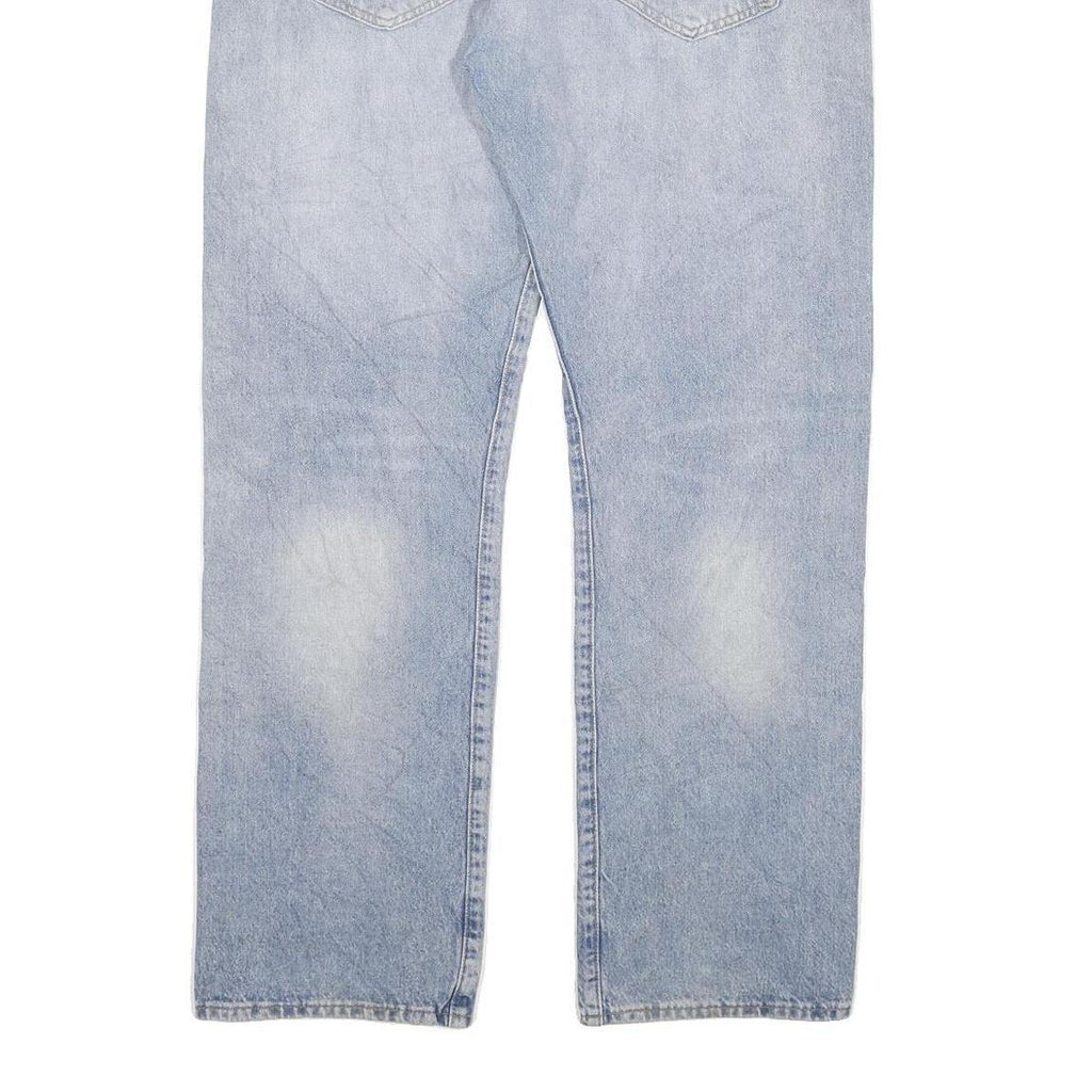 LEVI'S 501 Mens Jeans Blue Regular Straight Denim Light W38 L32 Classic Button