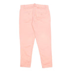 CALVIN KLEIN JEANS Womens Pink Slim Tapered Trousers W29 L24 Cotton Blend Zip