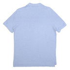 POLO RALPH LAUREN Mens Light Blue Short Sleeve Plain M Cotton Polo Shirt Classic