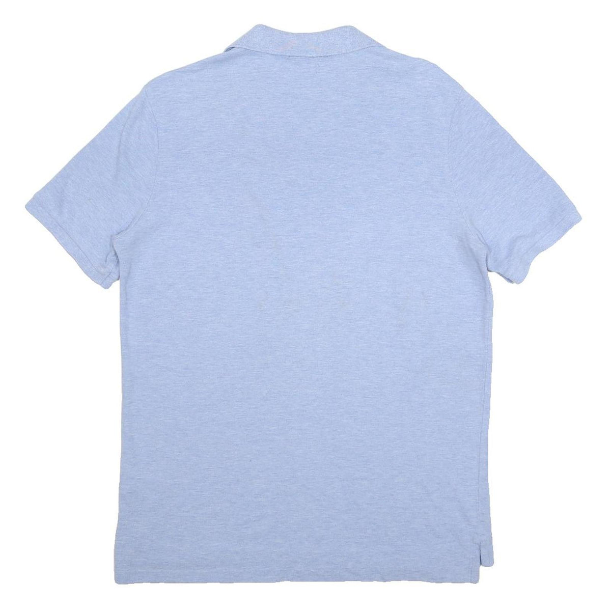 POLO RALPH LAUREN Mens Light Blue Short Sleeve Plain M Cotton Polo Shirt Classic