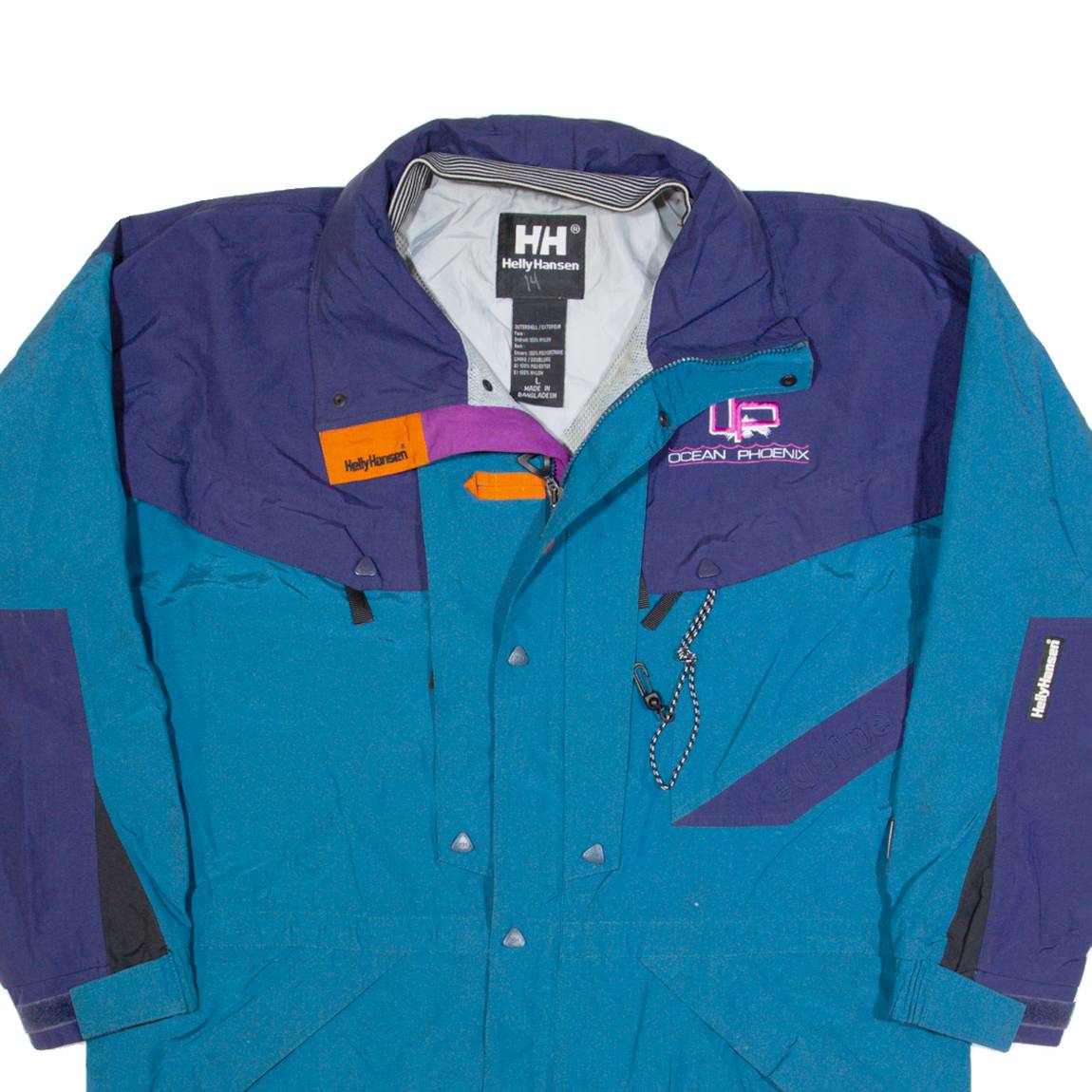 HELLY HANSEN Mens Rain Jacket Blue L