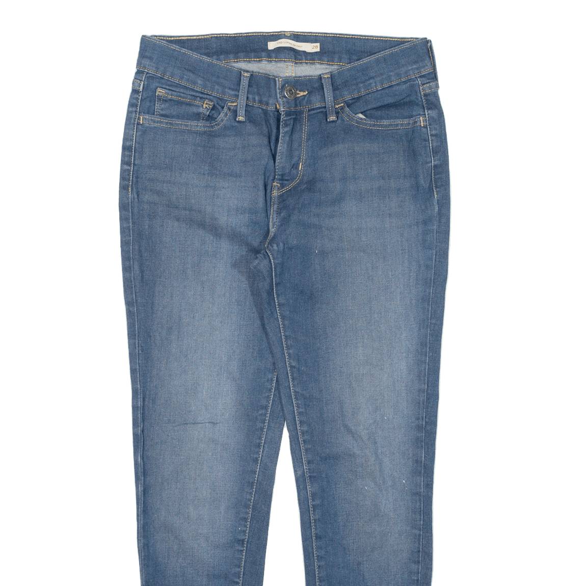 LEVI'S 710 Womens Jeans Blue Slim Skinny W28 L26