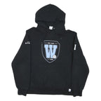 RUSSELL ATHLETIC Mens Black West Logo Pullover Hoodie M Cotton Blend