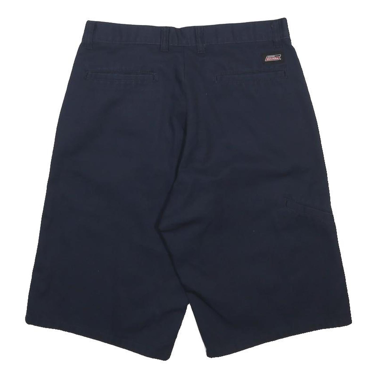 DICKIES Mens Shorts Navy Blue Casual Plain M W32 Workwear Comfortable