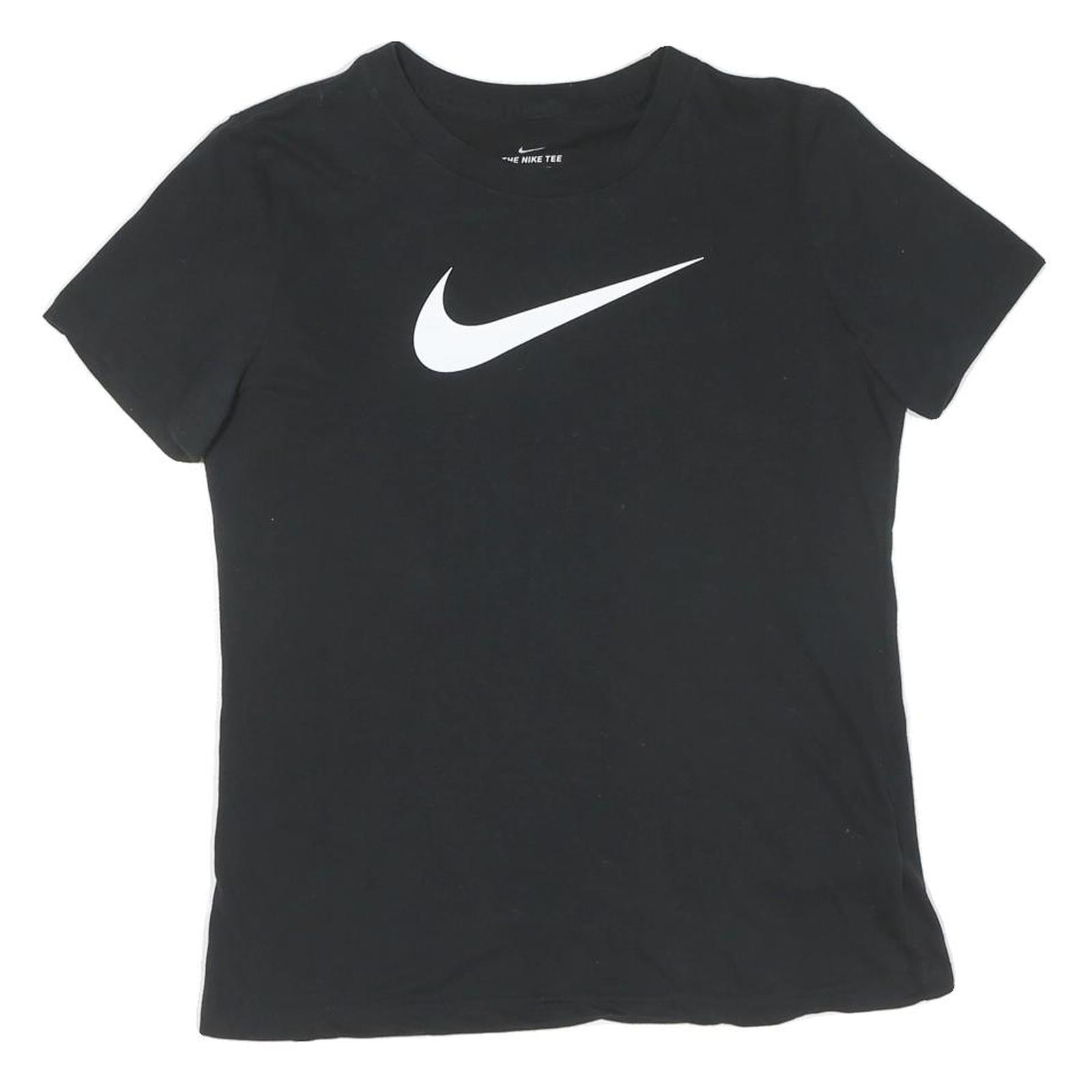 NIKE Mens Black S Short Sleeve Crew Neck Graphic T-Shirt
