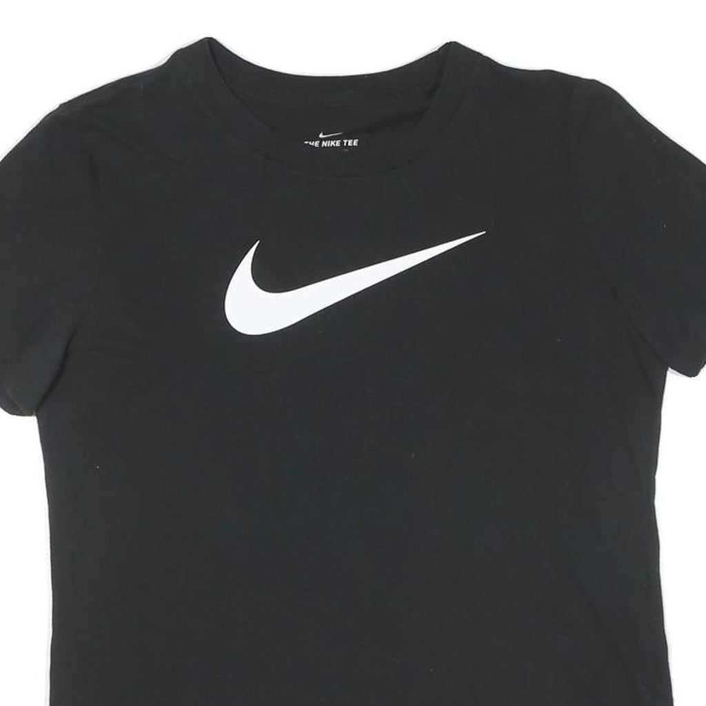 NIKE Mens Black S Short Sleeve Crew Neck Graphic T-Shirt