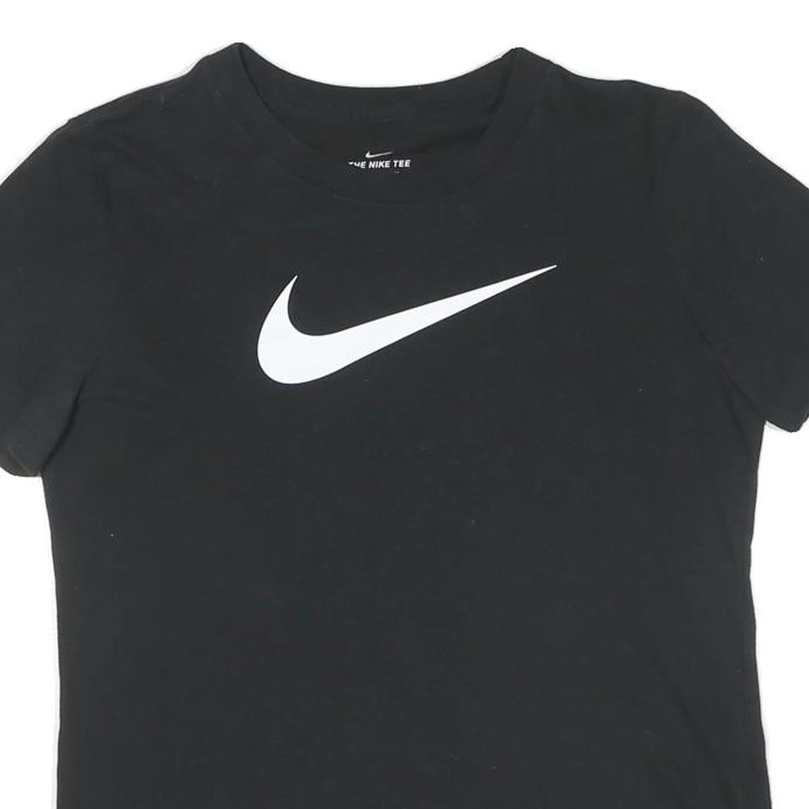 NIKE Mens Black S Short Sleeve Crew Neck Graphic T-Shirt